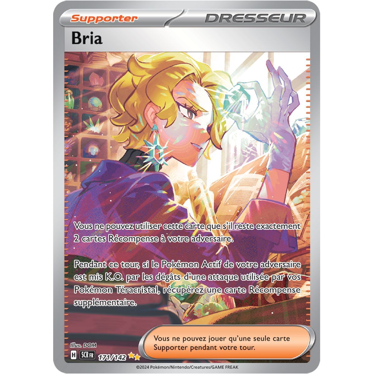 Item Bria - Special Illustration Rare 171/142 - Scarlet and Violet Star Crown