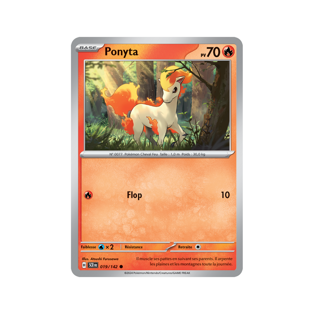 Ponyta - Reverse 19/142 - Scarlet and Violet Star Crown