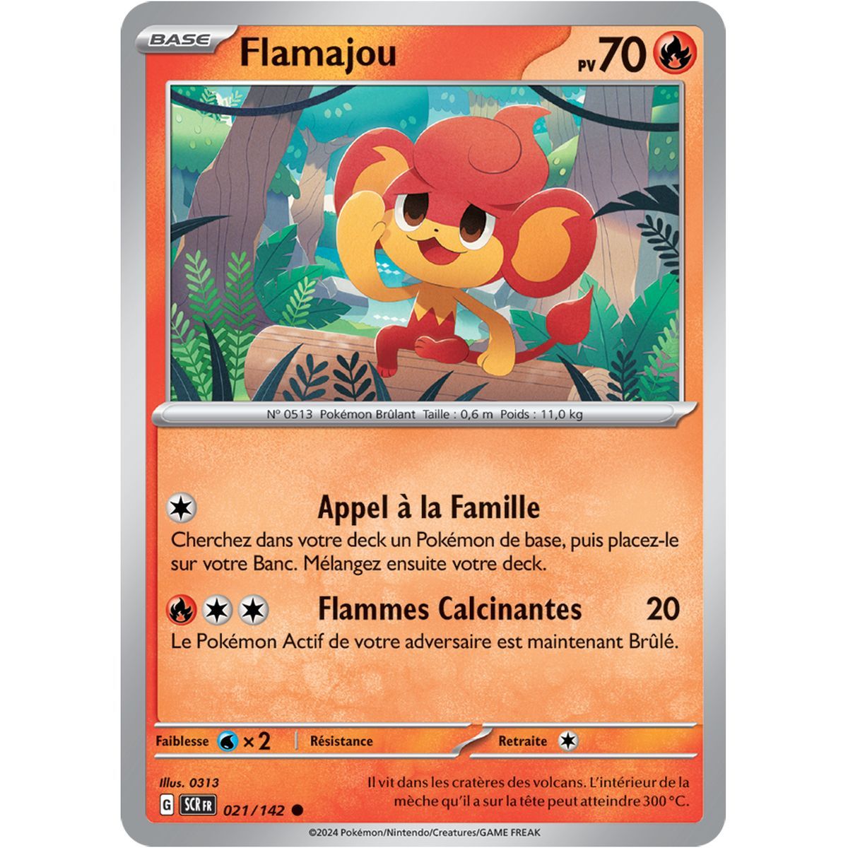 Flamajou - Common 21/142 - Scarlet and Violet Star Crown