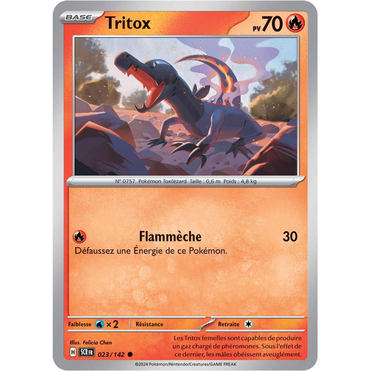 Tritox - Common 23/142 - Scarlet and Violet Star Crown