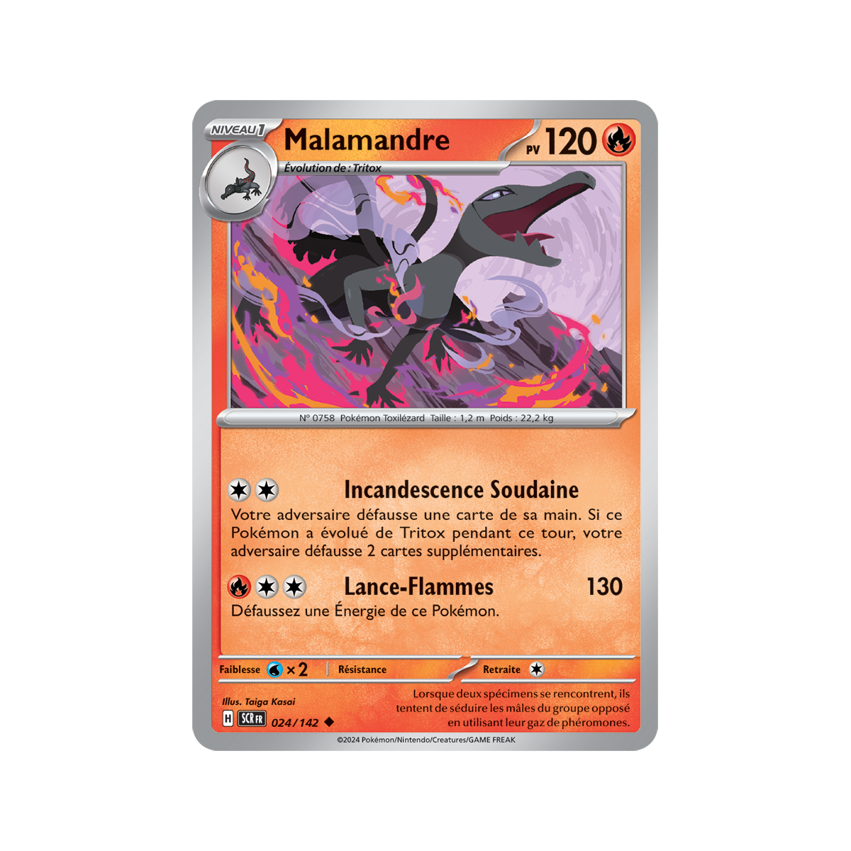 Malamandre - Reverse 24/142 - Scarlet and Violet Star Crown