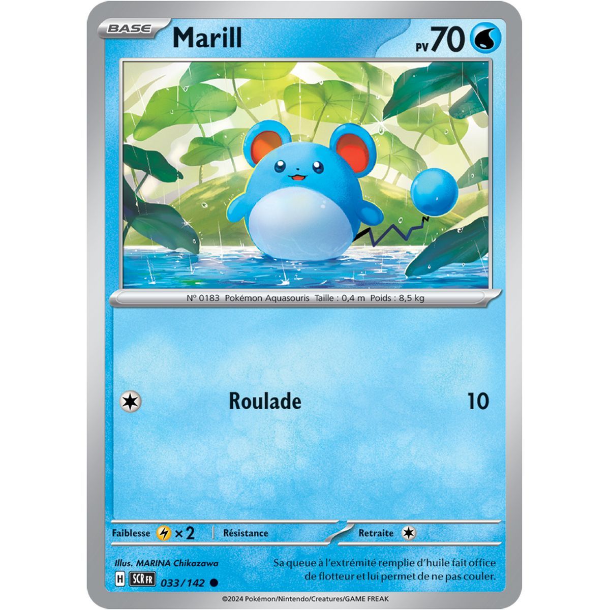 Marill - Commune 33/142 - Scarlet and Violet Star Crown