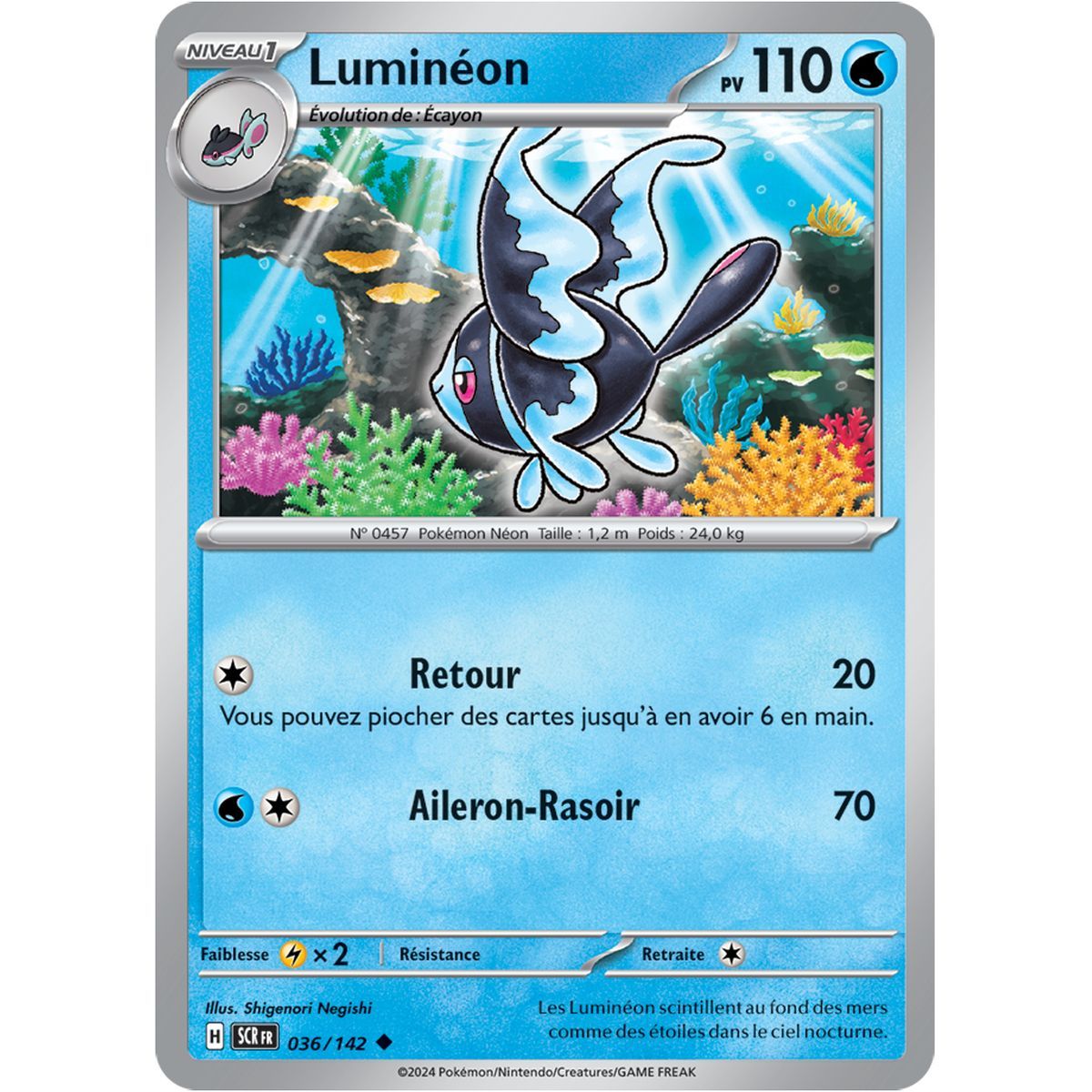 Lumineon - Uncommon 36/142 - Scarlet and Violet Star Crown