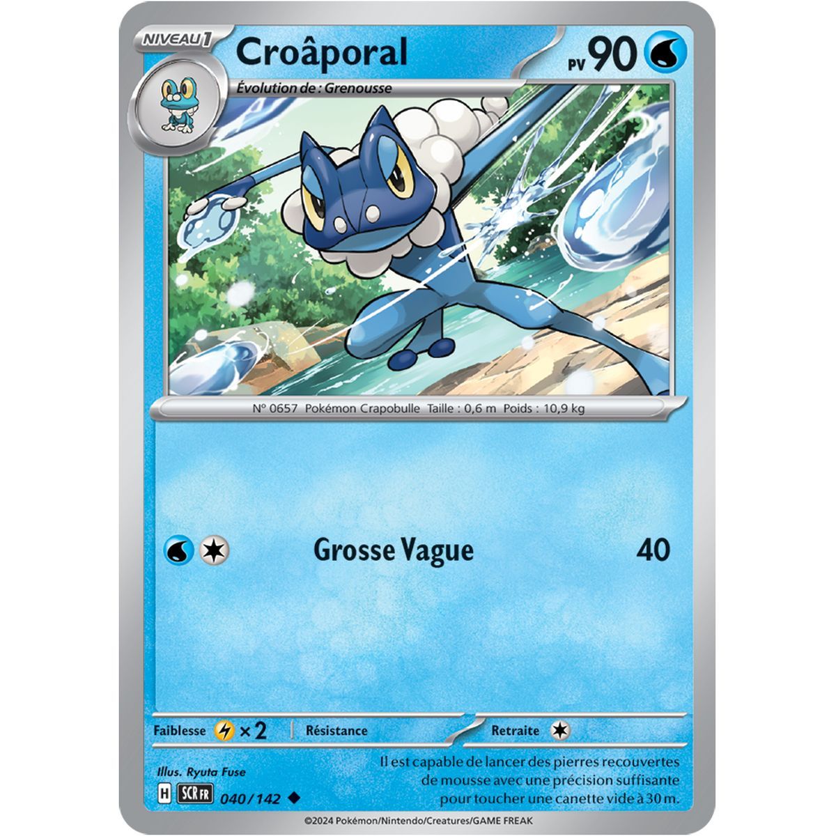 Croâporal - Uncommon 40/142 - Scarlet and Violet Star Crown