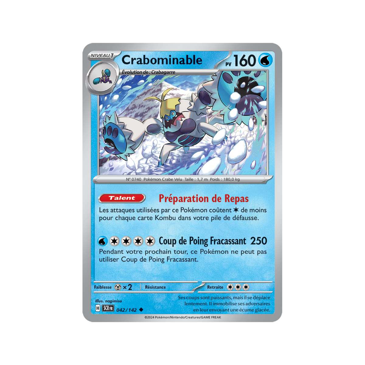 Crabominable - Reverse 42/142 - Scarlet and Violet Star Crown