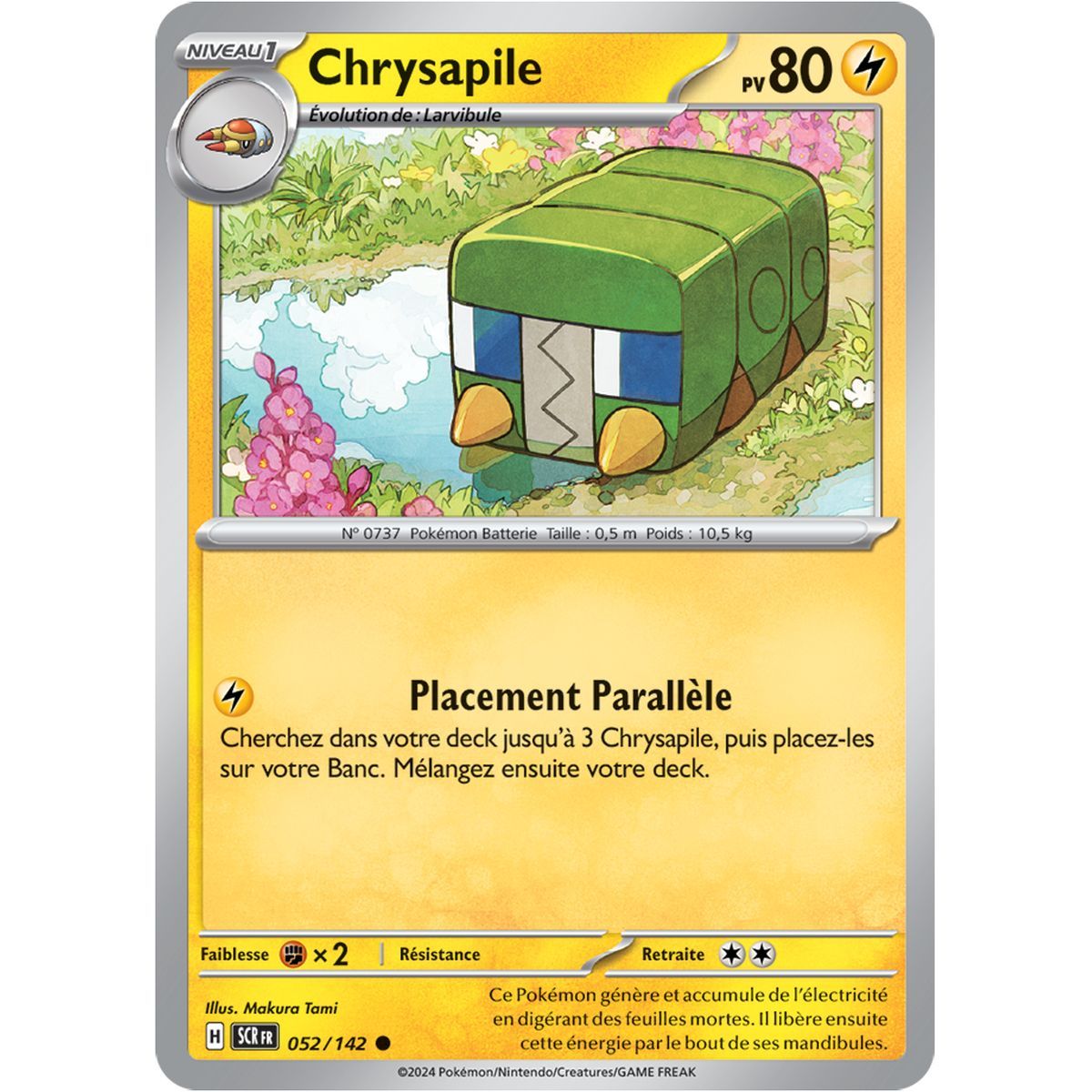 Chrysapile - Common 52/142 - Scarlet and Violet Star Crown