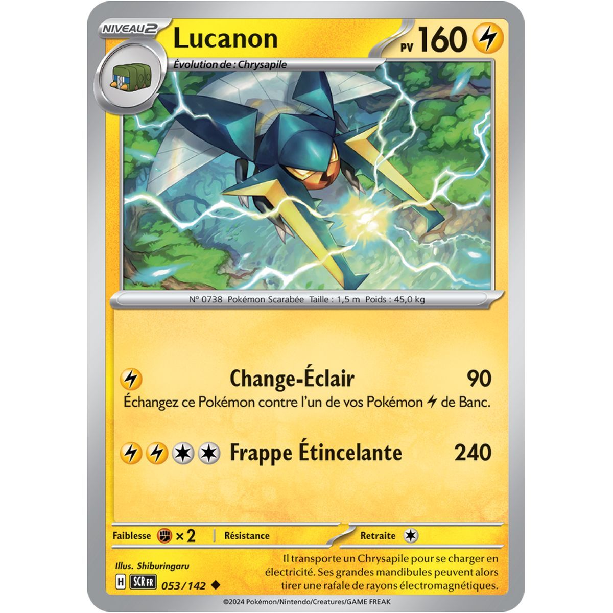 Lucanon - Uncommon 53/142 - Scarlet and Violet Star Crown