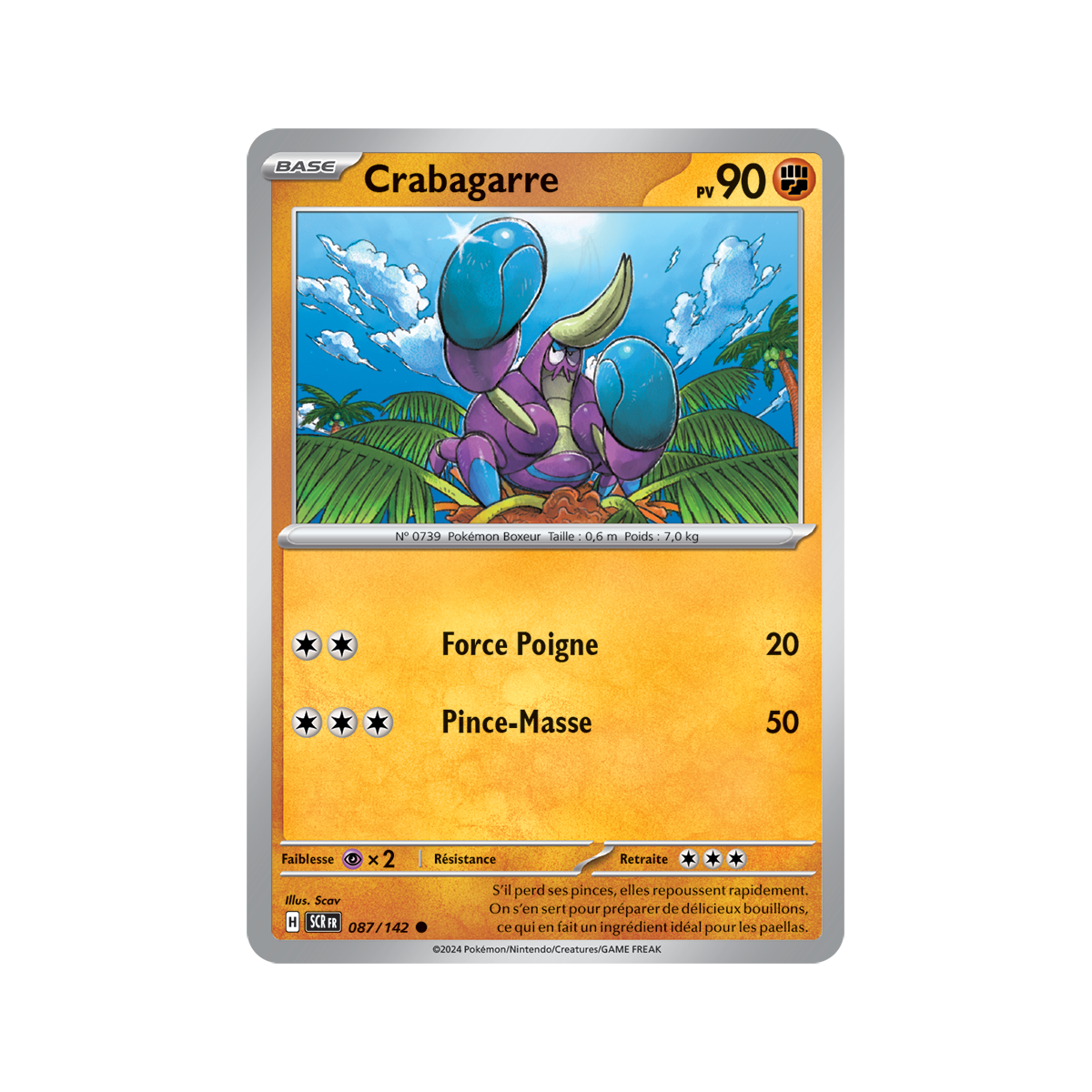 Crabagarre - Reverse 87/142 - Scarlet and Violet Star Crown