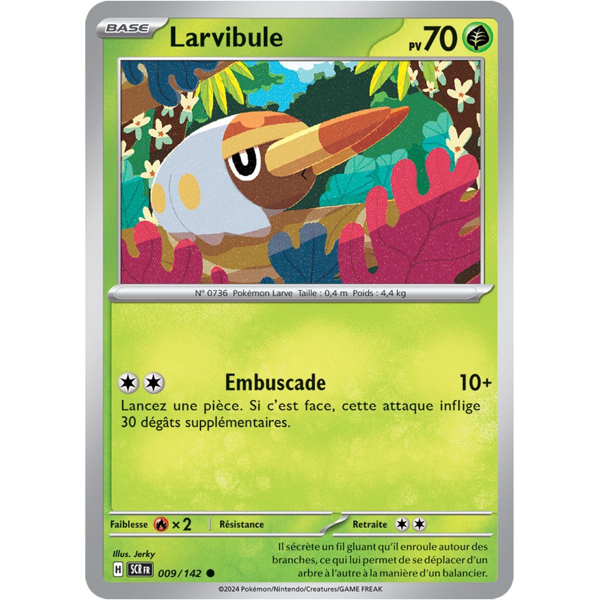 Larvibule - Reverse 9/142 - Scarlet and Violet Star Crown