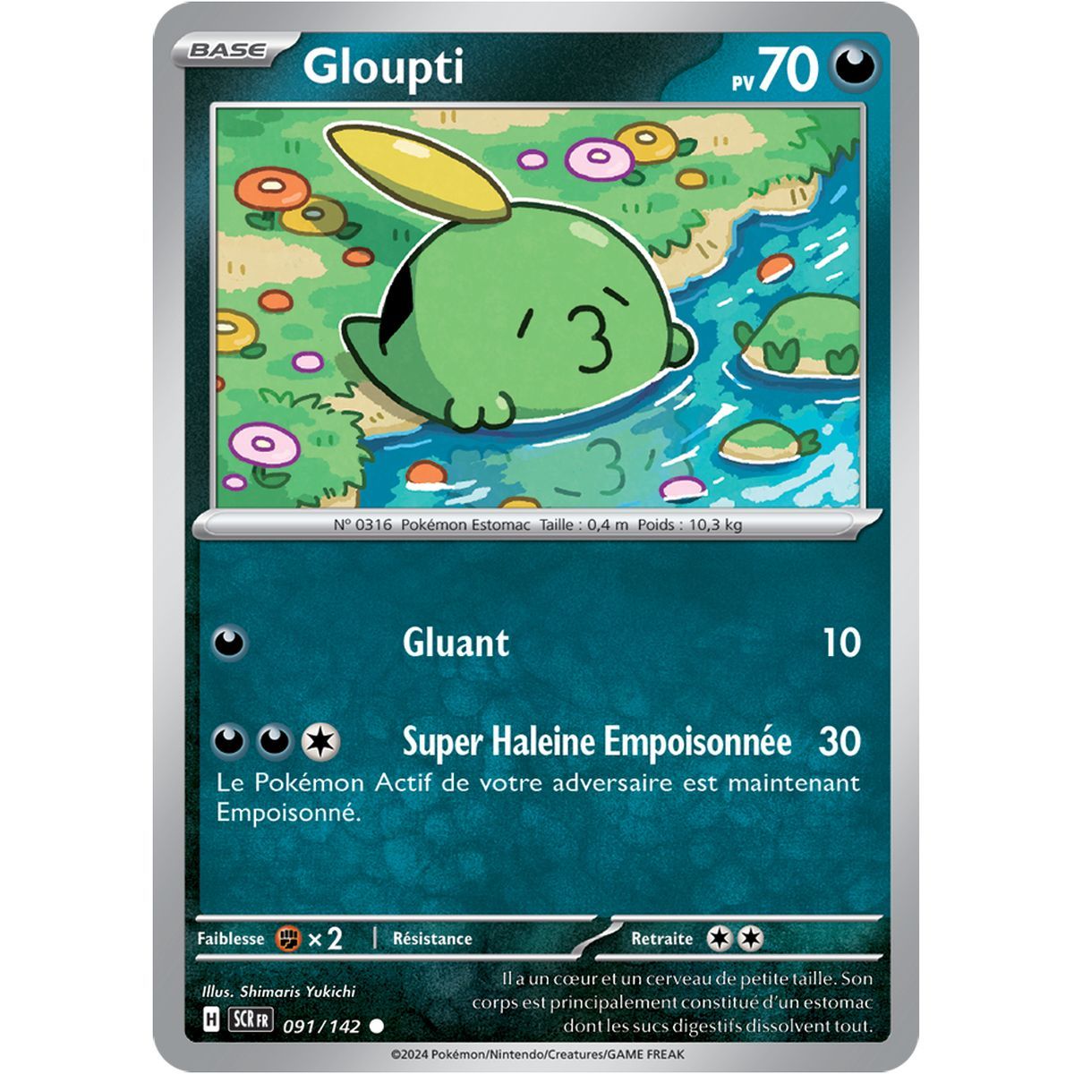 Gloupti - Common 91/142 - Scarlet and Violet Star Crown