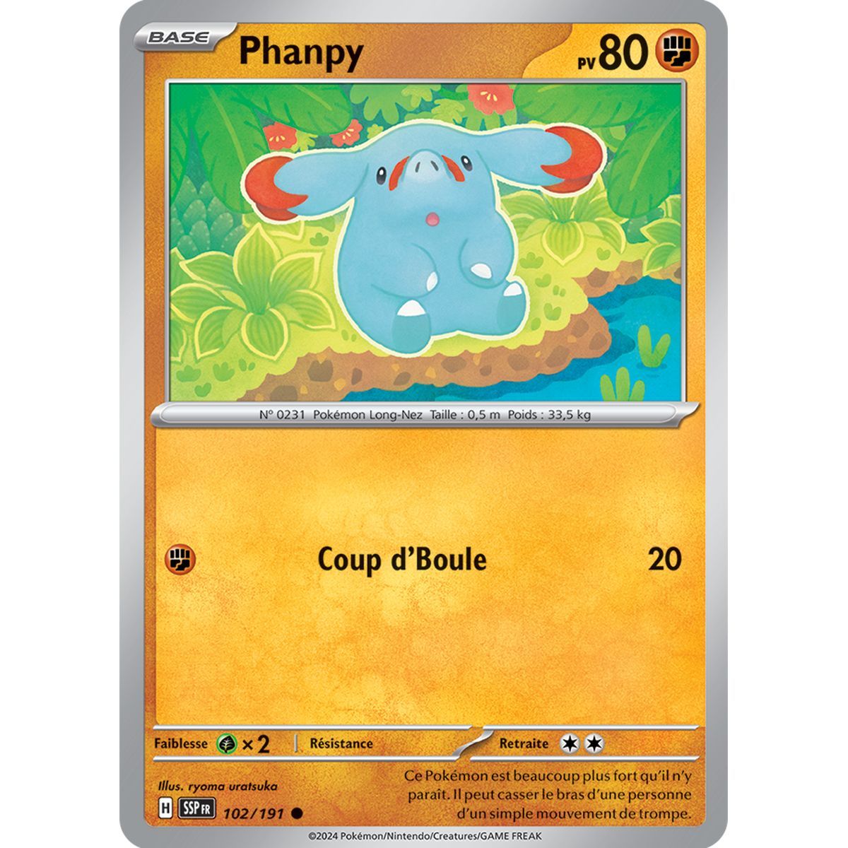 Phanpy - Reverse 102/191 - Scarlet and Purple Surging Spark