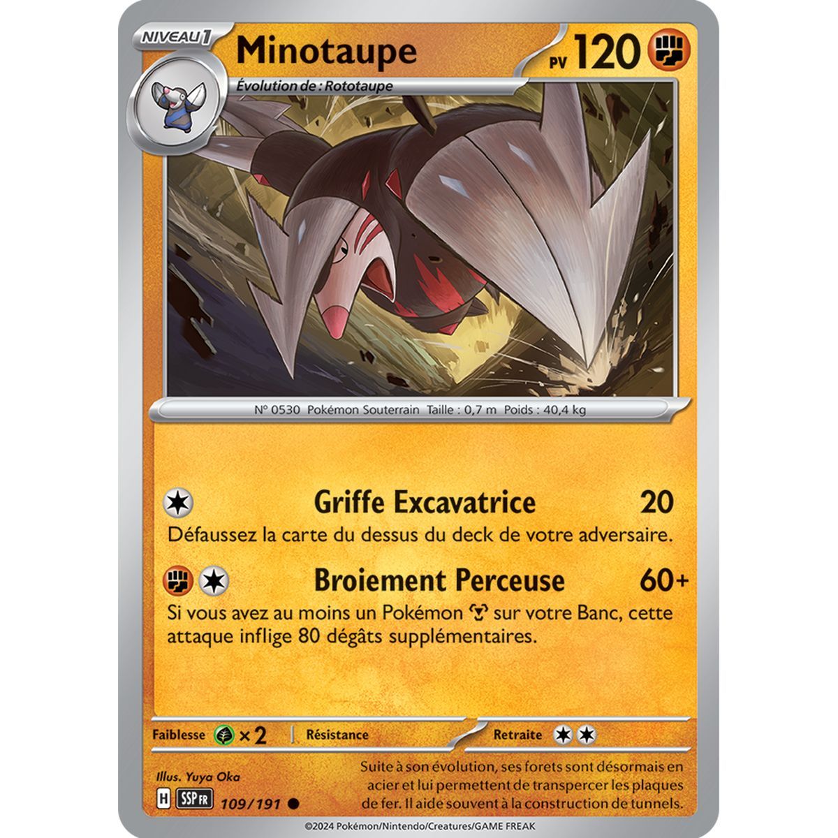 Minotaupe - Reverse 109/191 - Scarlet and Purple Surging Spark