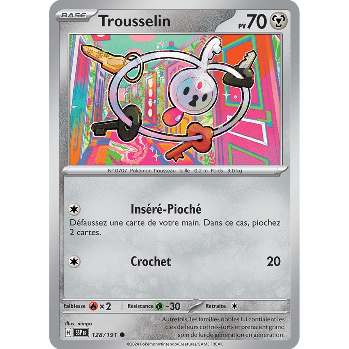 Item Trousselin - Commune 128/191 - Scarlet and Purple Spark Surging