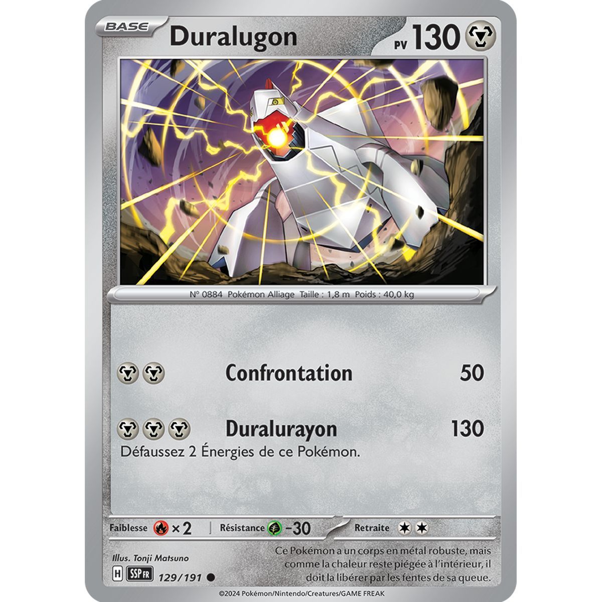 Item Duralugon - Commune 129/191 - Scarlet and Purple Surging Spark