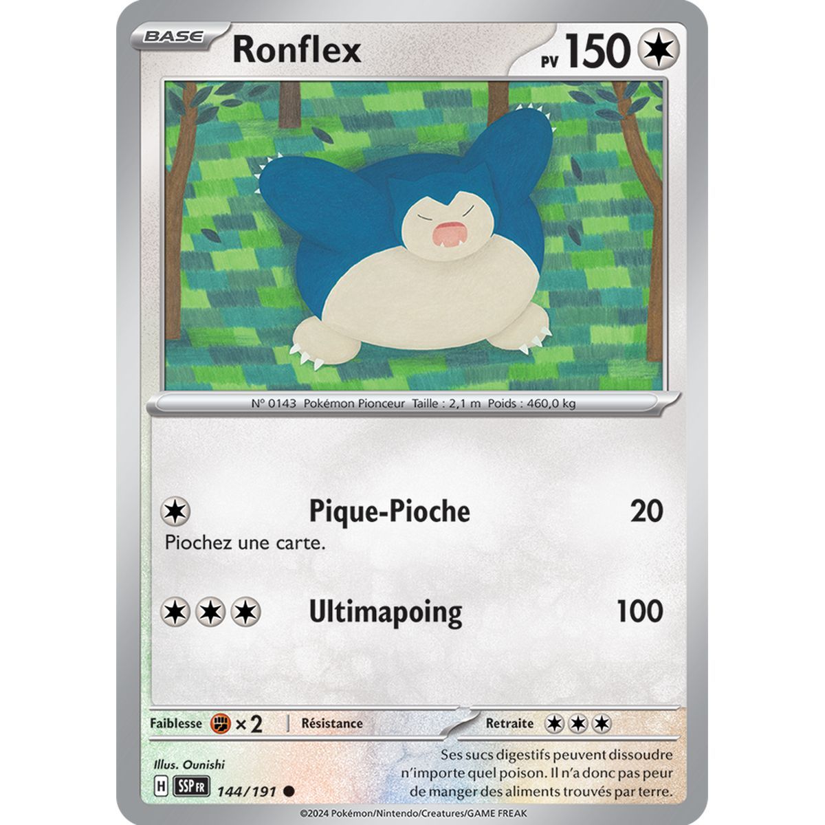 Item Snorlax - Common 144/191 - Scarlet and Purple Surging Spark