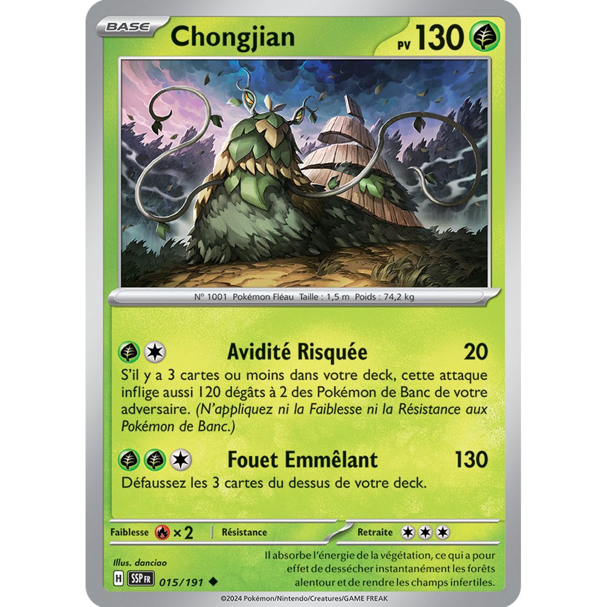 Chongjian - Uncommon 15/191 - Scarlet and Purple Surging Spark