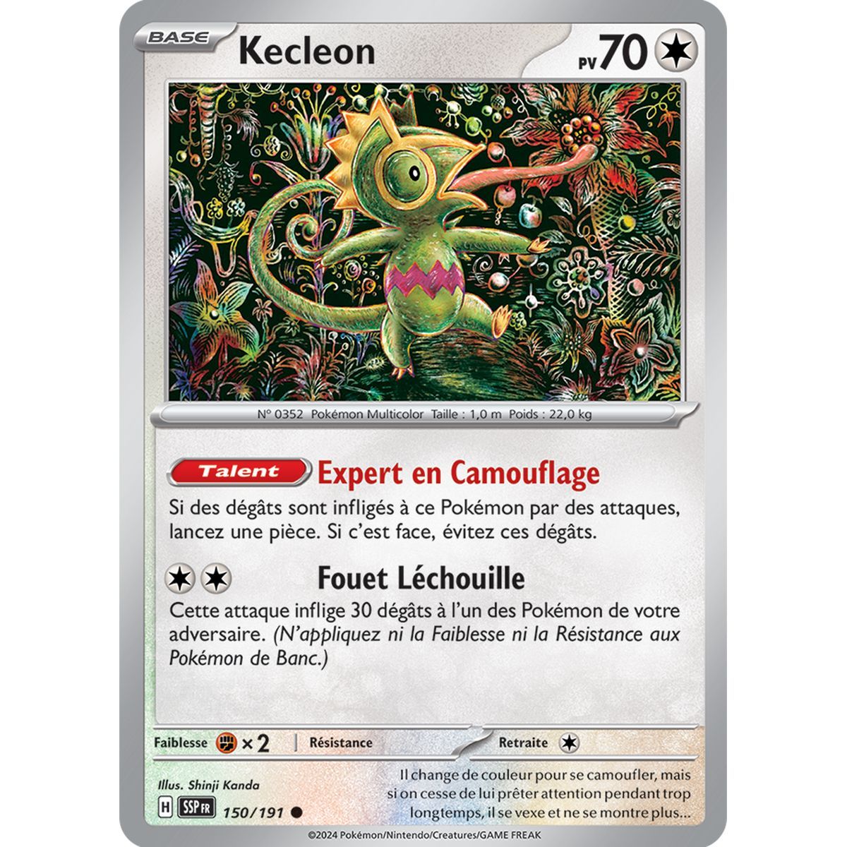 Item Kecleon - Commune 150/191 - Scarlet and Purple Surging Spark