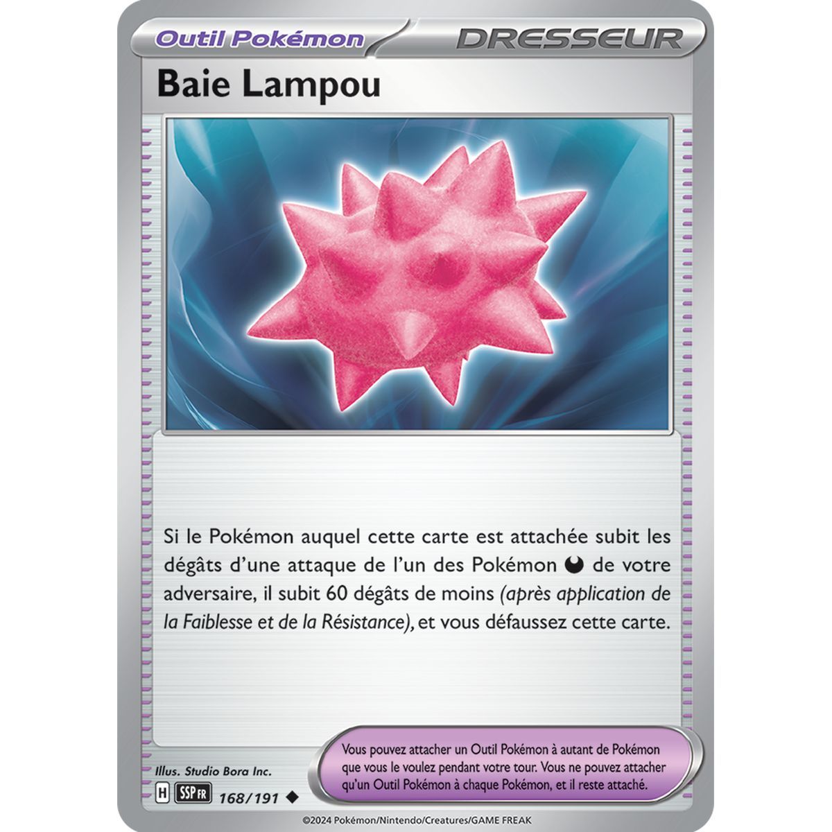 Baie Lampou - Reverse 168/191 - Scarlet and Purple Surging Spark