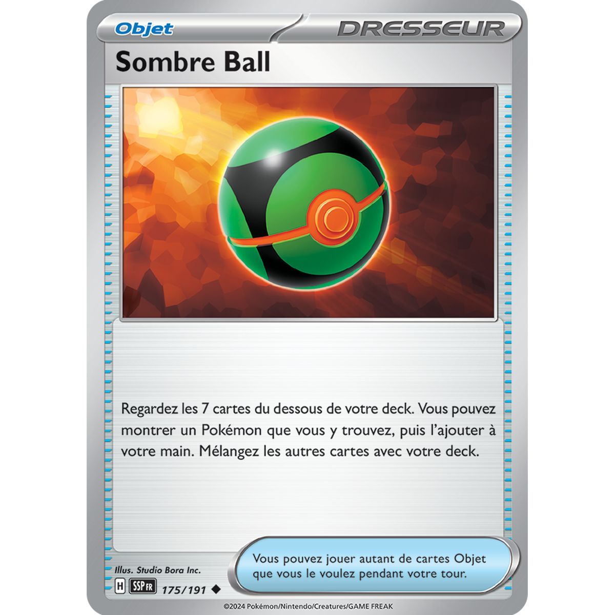 Dark Ball - Uncommon 175/191 - Scarlet and Purple Surging Spark