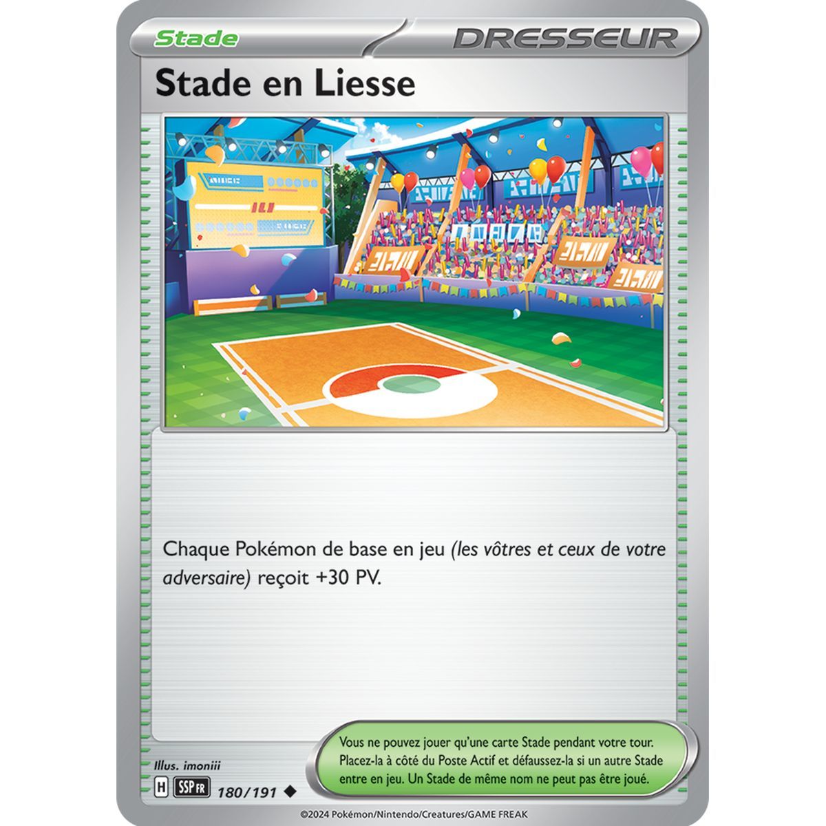 Stade en Juesse - Uncommon 180/191 - Scarlet and Purple Spark Surging