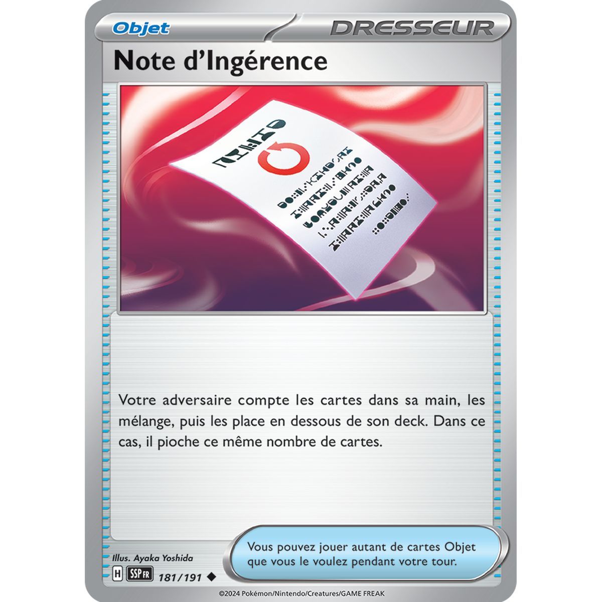 Interference Note - Uncommon 181/191 - Scarlet and Purple Surging Spark