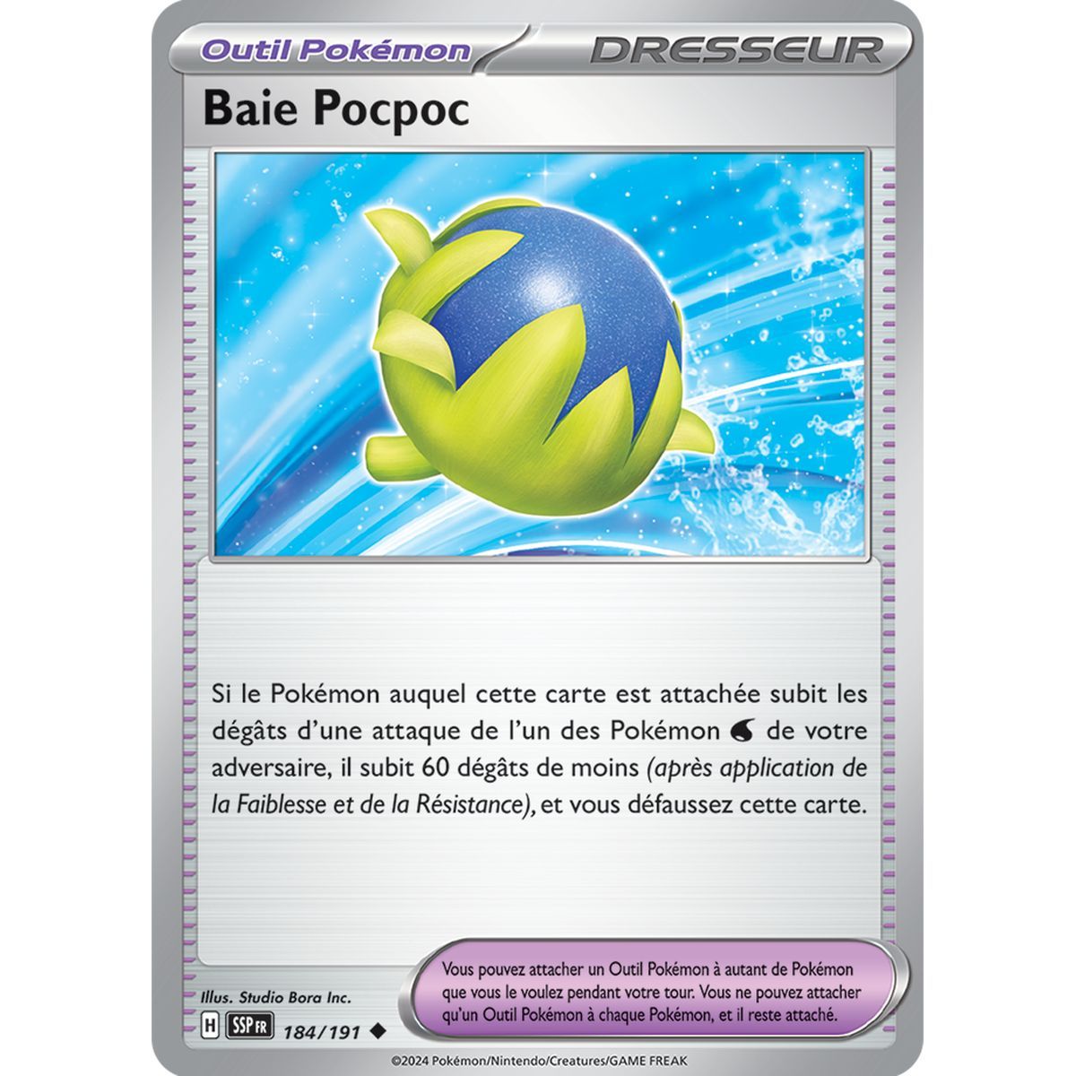 Pocpoc Bay - Uncommon 184/191 - Scarlet and Purple Surging Spark