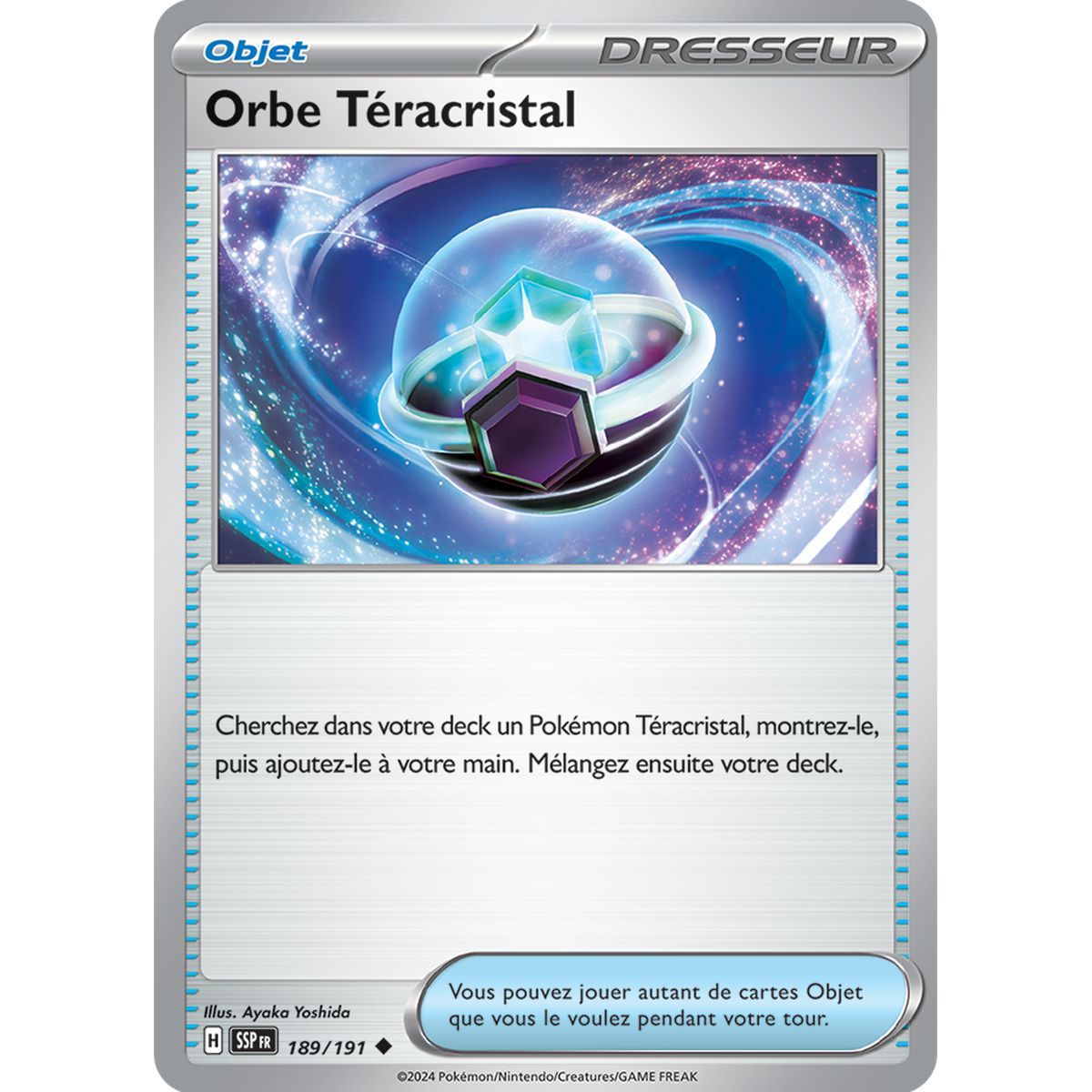 Teracrystal Orb - Reverse 189/191 - Scarlet and Purple Surging Spark