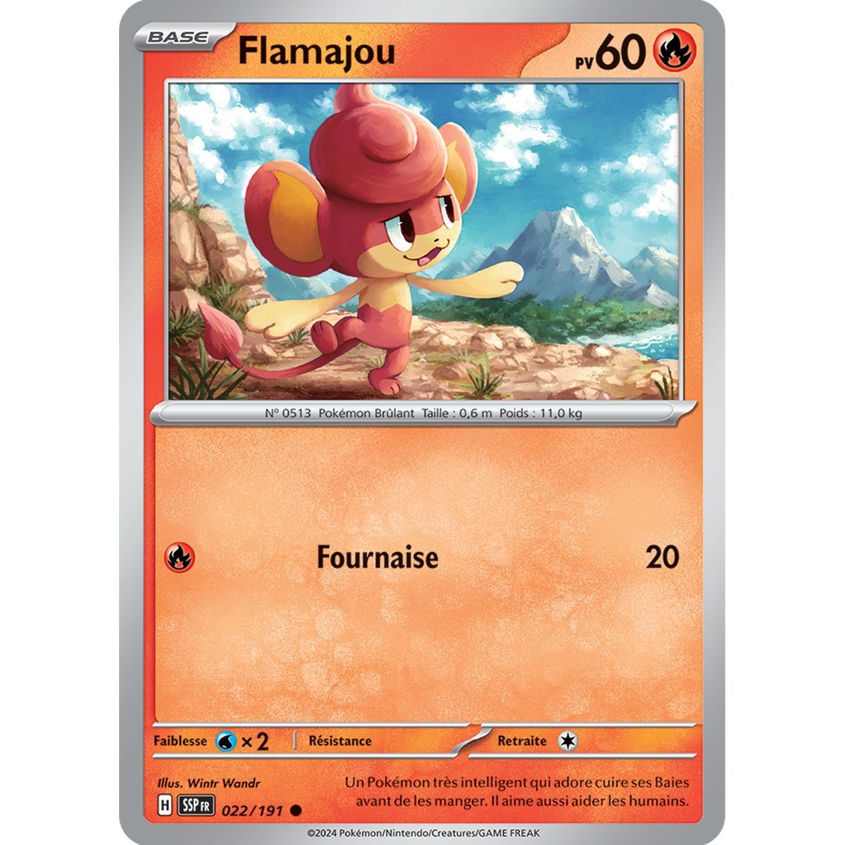 Flamajou - Reverse 22/191 - Scarlet and Purple Surging Spark