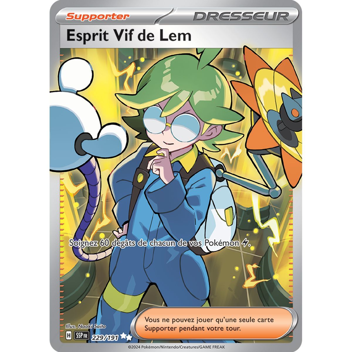 Lem's Spirited Away - Ultra Rare 229/191 - Scarlet and Purple Surging Spark