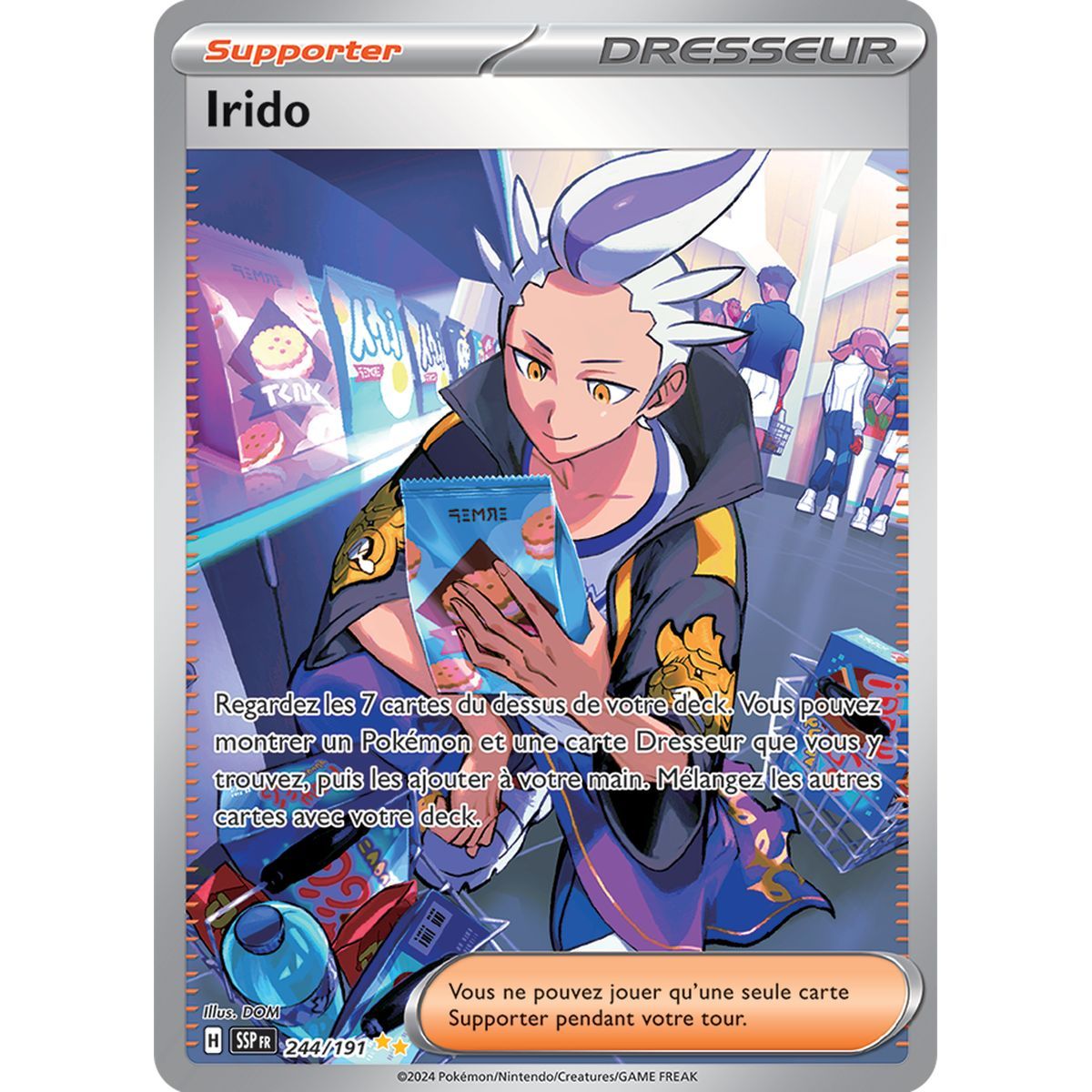 Irido - Special Illustration Rare 244/191 - Scarlet and Violet Surging Spark