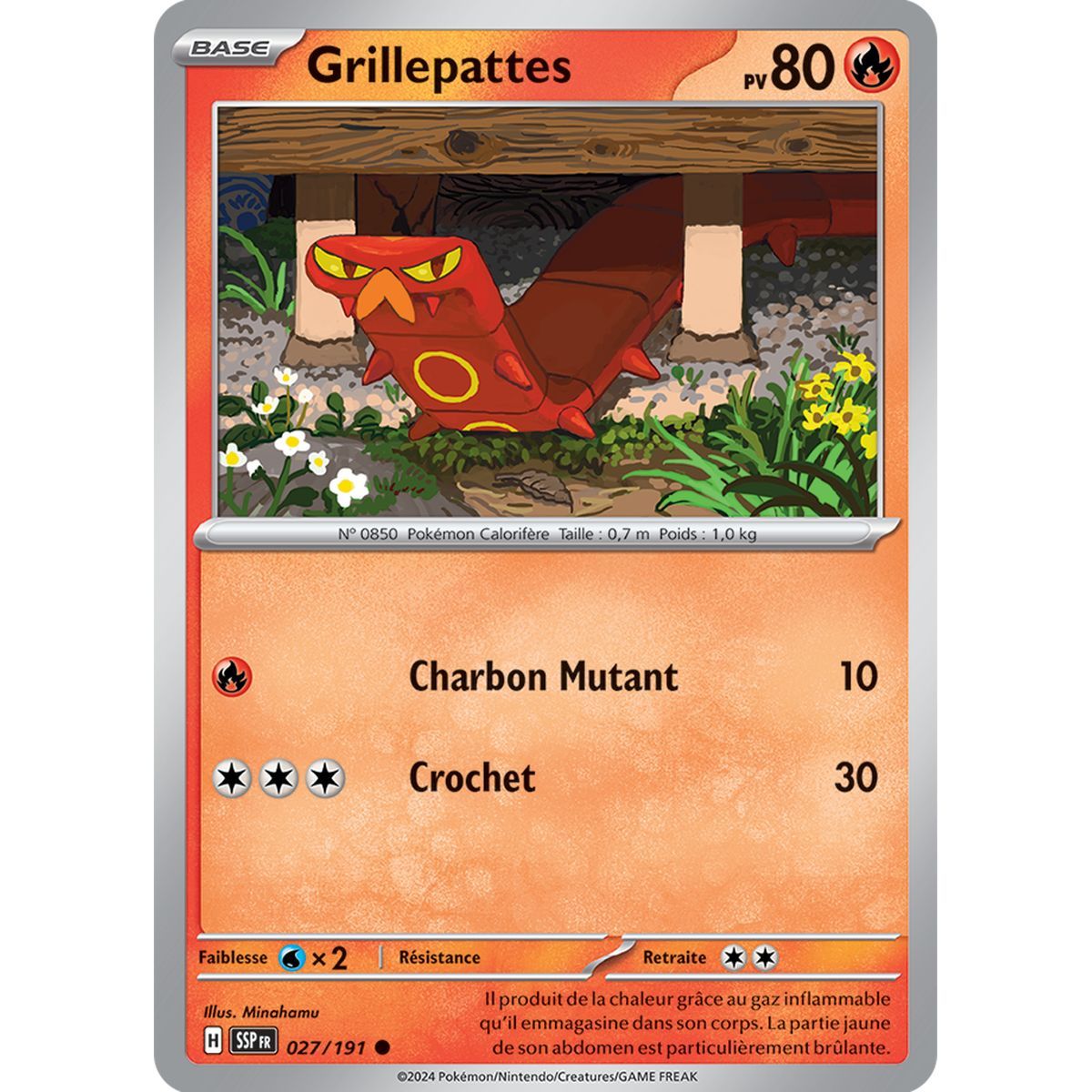 Grillepattes - Reverse 27/191 - Scarlet and Purple Spark Surging