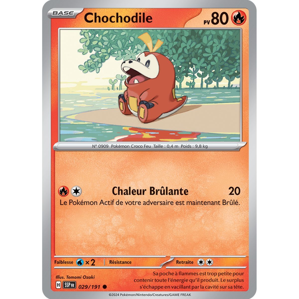 Chochodile - Reverse 29/191 - Scarlet and Purple Surging Spark