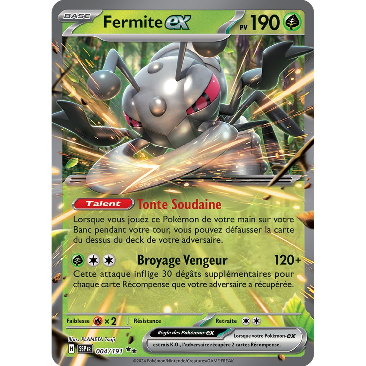 Fermite-ex - Double Rare 4/191 - Scarlet and Purple Surging Spark