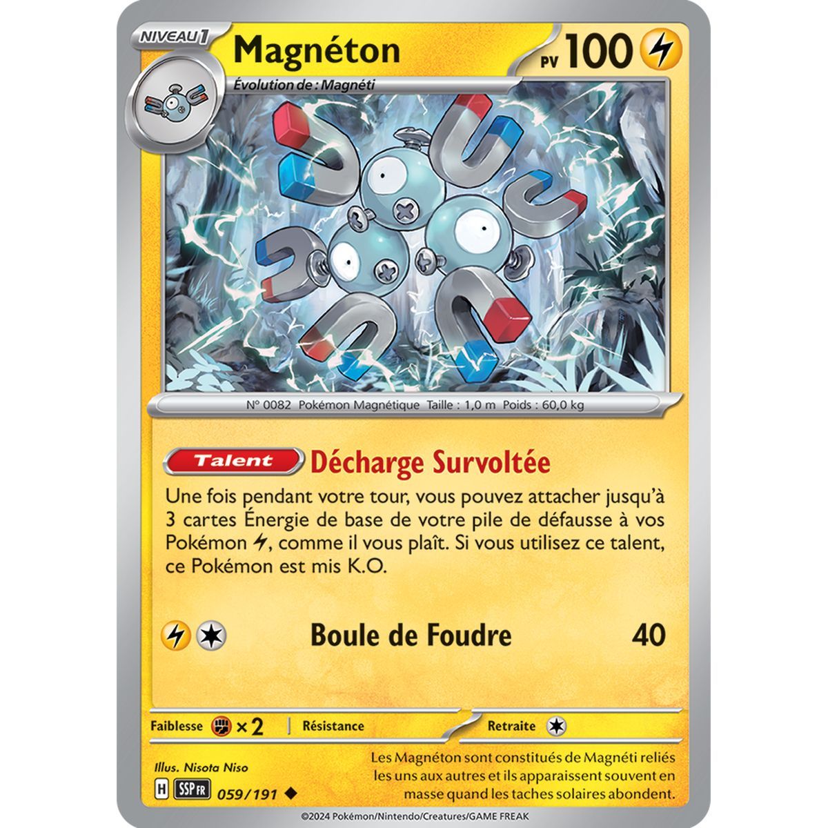 Magneton - Reverse 59/191 - Scarlet and Purple Surging Spark