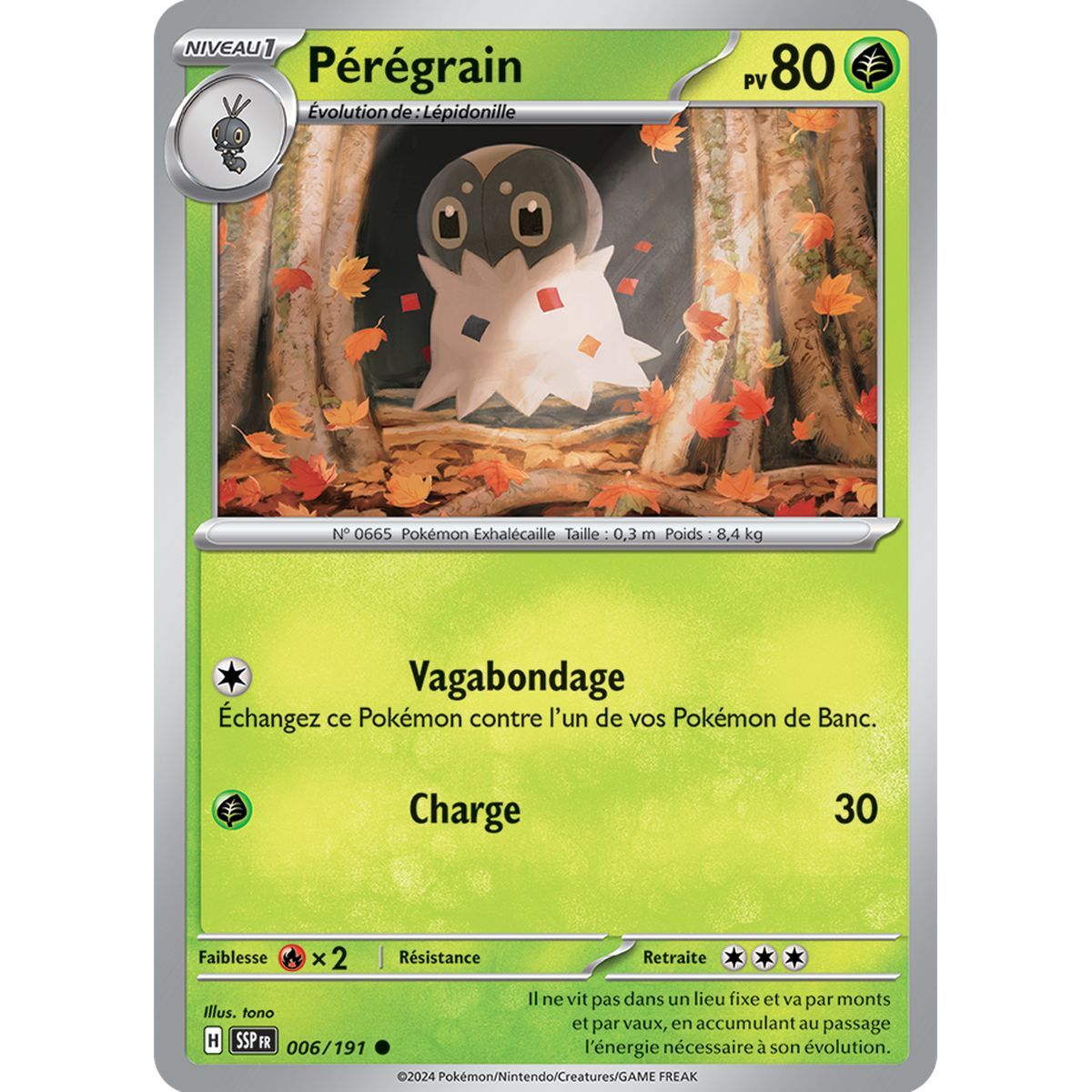 Peregrain - Reverse 6/191 - Scarlet and Purple Surging Spark