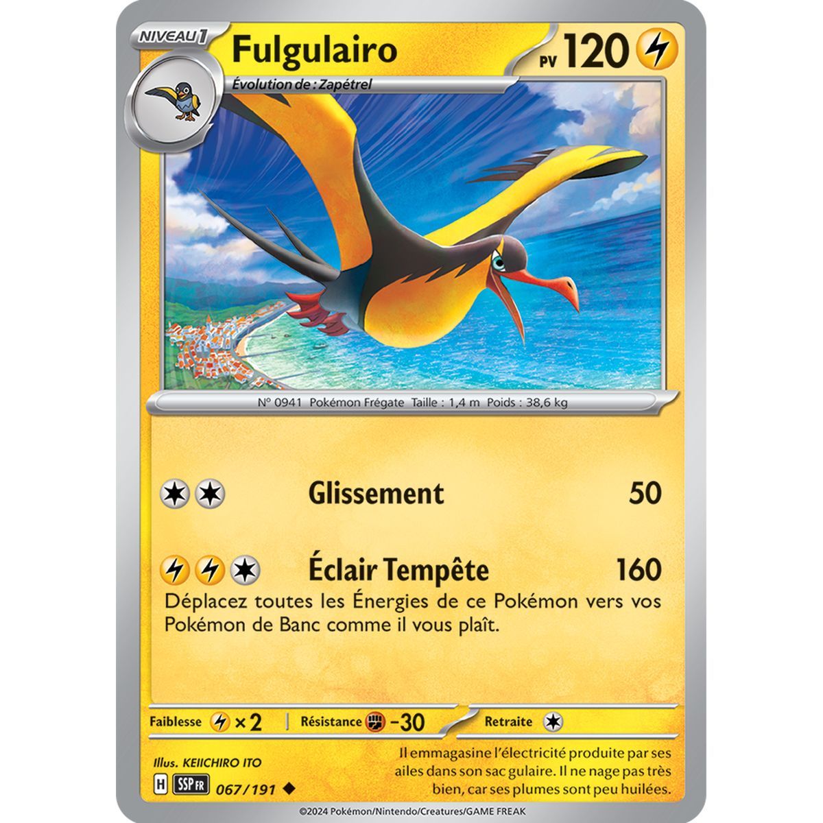 Fulgulairo - Uncommon 67/191 - Scarlet and Purple Surging Spark