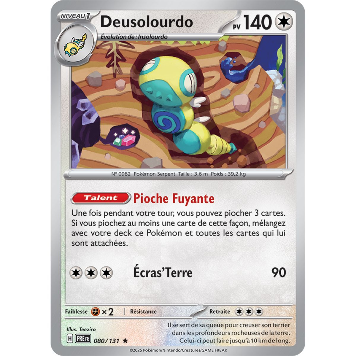 Deusolourdo - Reverse 80/131 - Scarlet and Violet 8.5 Prismatic Evolutions