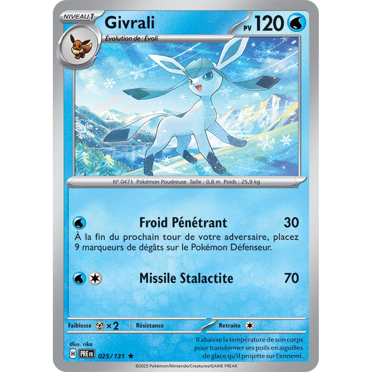 Givrali - Reverse 25/131 - Scarlet and Purple 8.5 Prismatic Evolutions