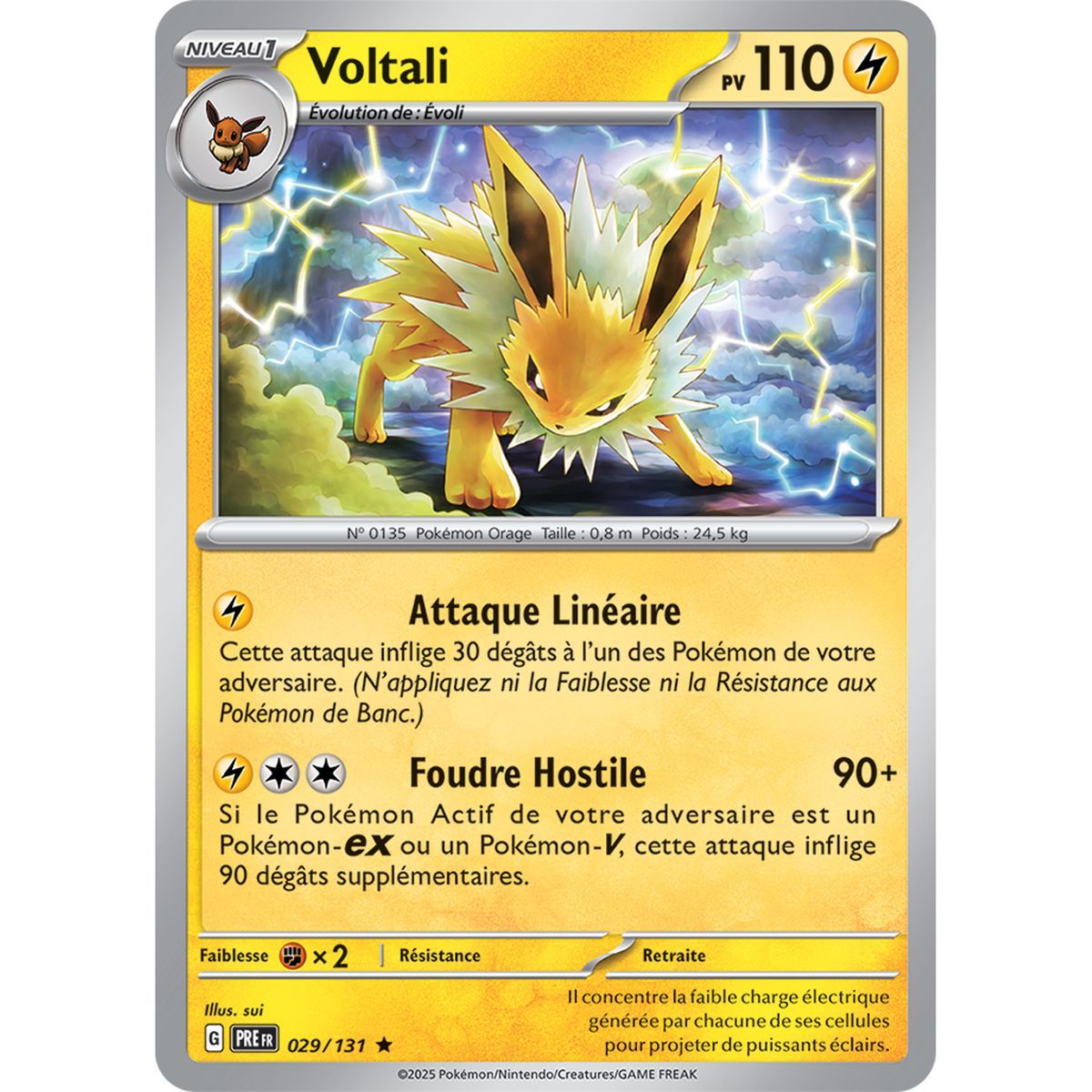 Voltali - Reverse 29/131 - Scarlet and Violet 8.5 Prismatic Evolutions