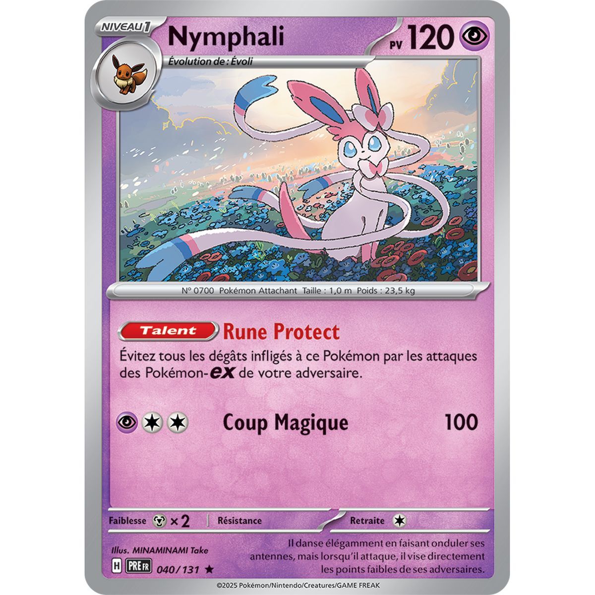 Sylveon - Reverse 40/131 - Scarlet and Violet 8.5 Prismatic Evolutions