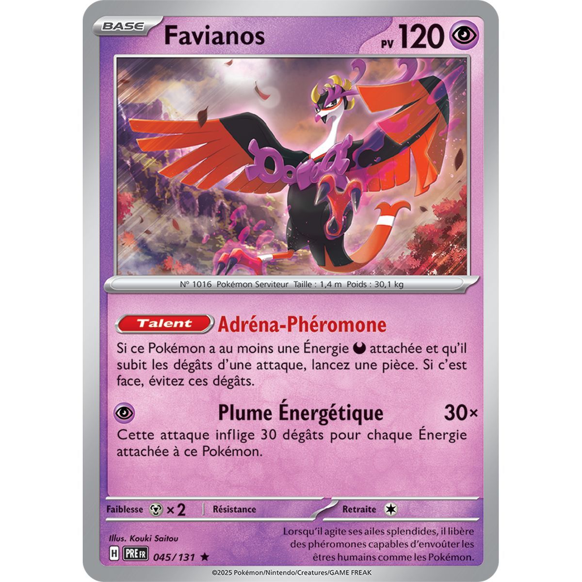 Favianos - Reverse 45/131 - Scarlet and Violet 8.5 Prismatic Evolutions