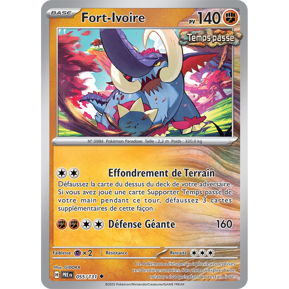 Fort-Ivoire - Reverse 55/131 - Scarlet and Violet 8.5 Prismatic Evolutions
