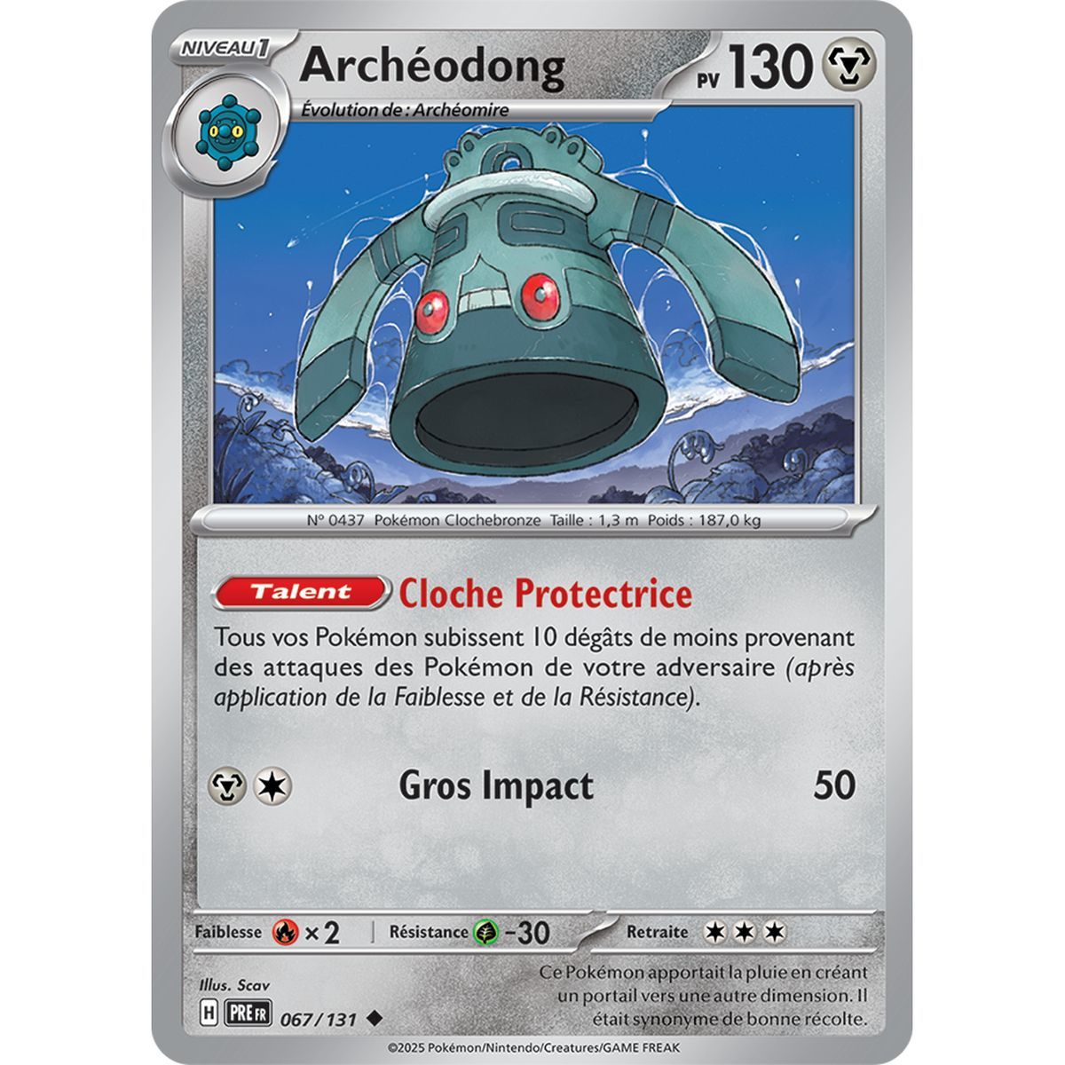 Archéodong - Reverse 67/131 - Scarlet and Violet 8.5 Prismatic Evolutions