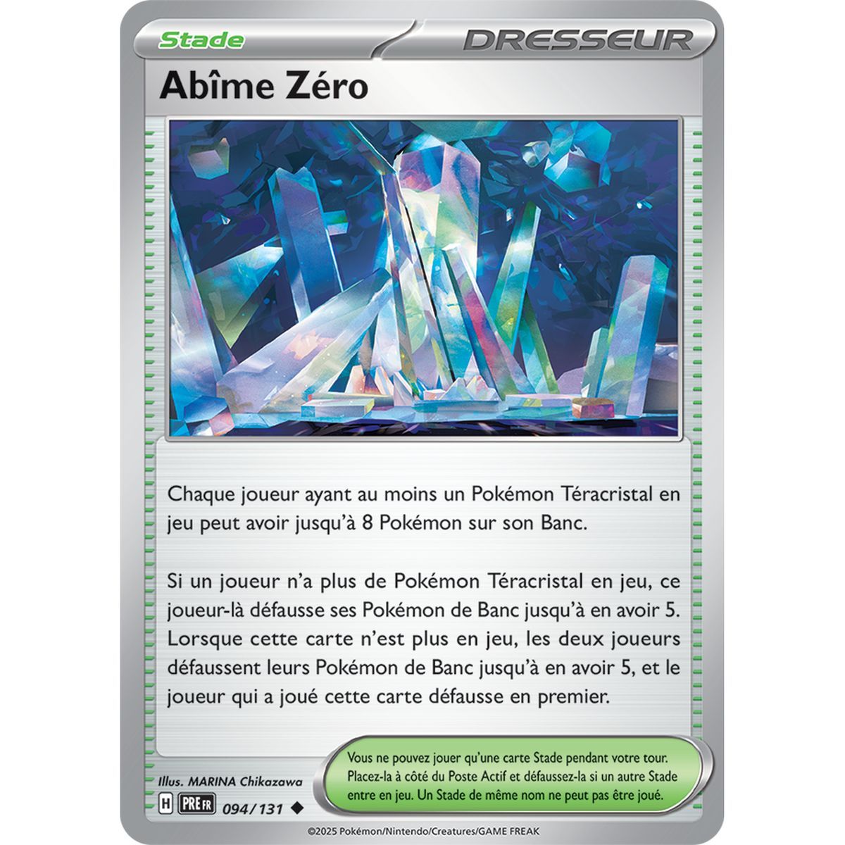 Abyss Zero - Reverse 94/131 - Scarlet and Purple 8.5 Prismatic Evolutions