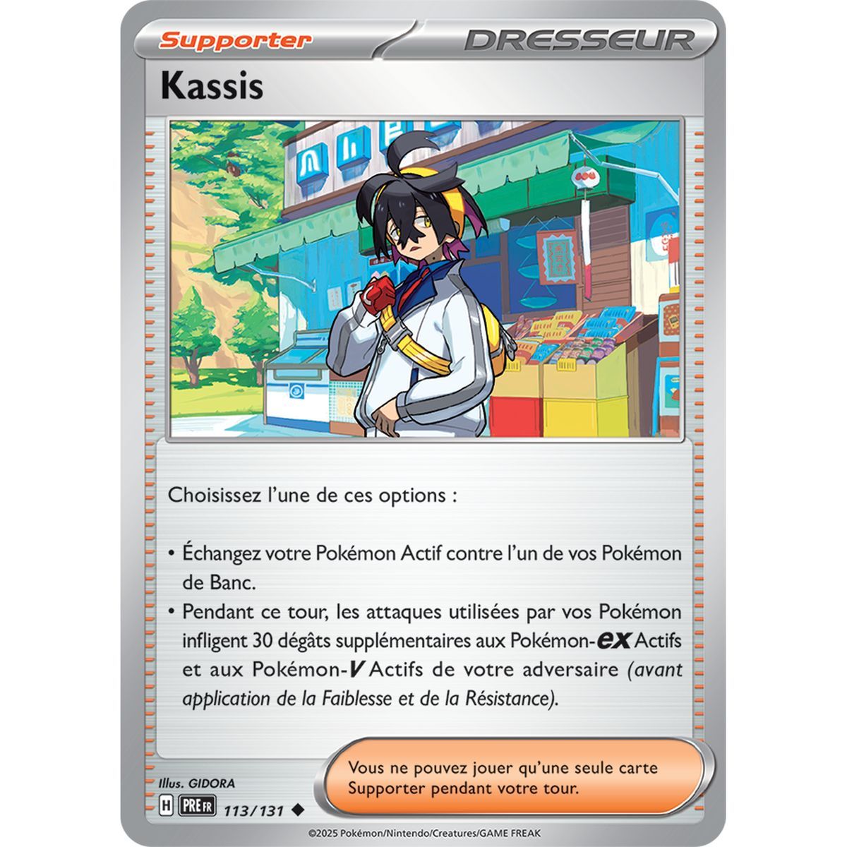 Kassis - Reverse 113/131 - Scarlet and Purple 8.5 Prismatic Evolutions