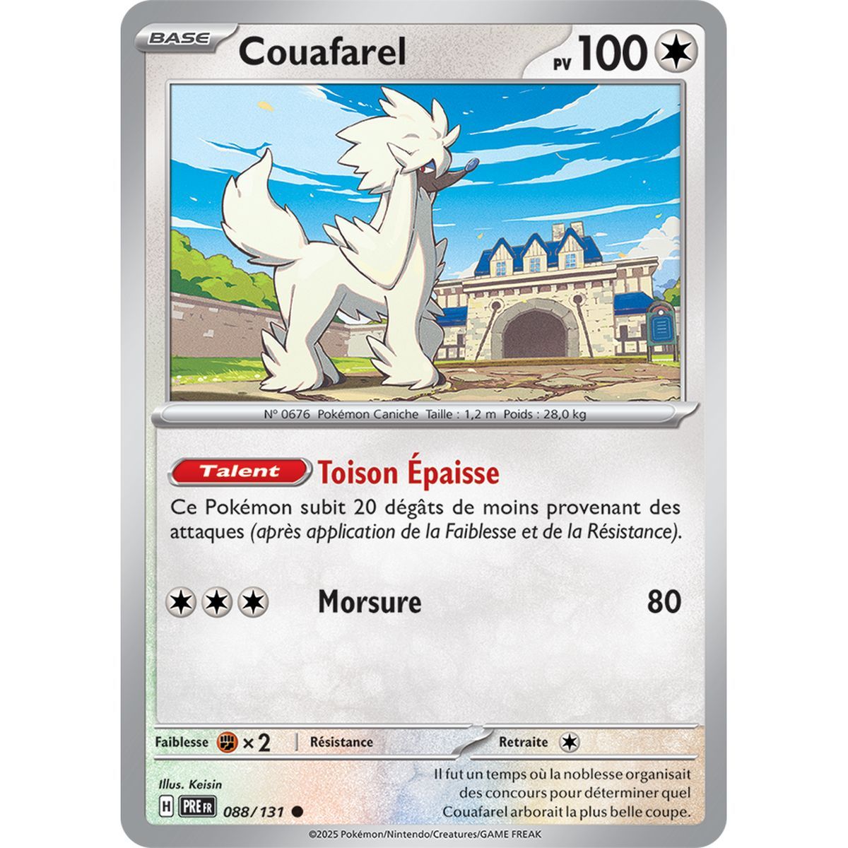 Couafarel - Reverse 88/131 - Scarlet and Violet 8.5 Prismatic Evolutions