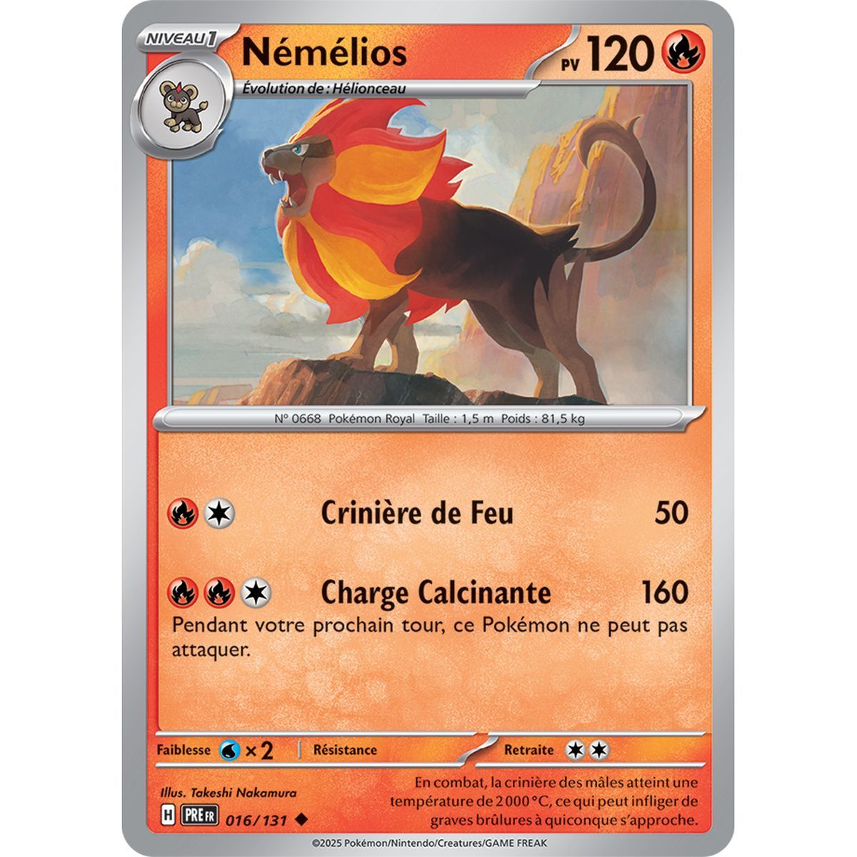 Nemelios - Uncommon 16/131 - Scarlet and Purple 8.5 Prismatic Evolutions