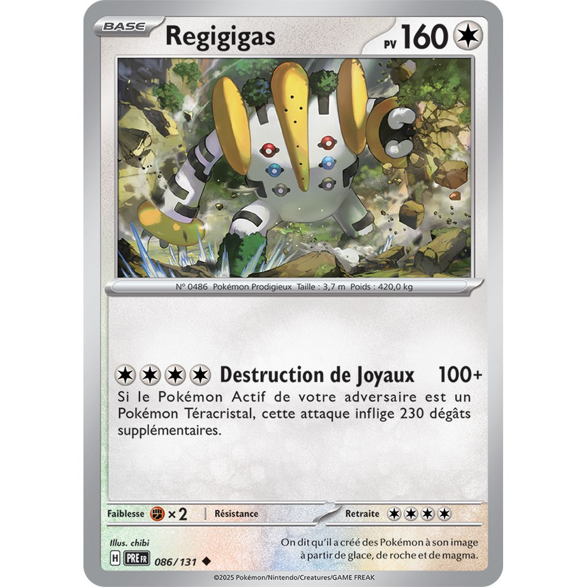 Regigigas - Uncommon 86/131 - Scarlet and Purple 8.5 Prismatic Evolutions