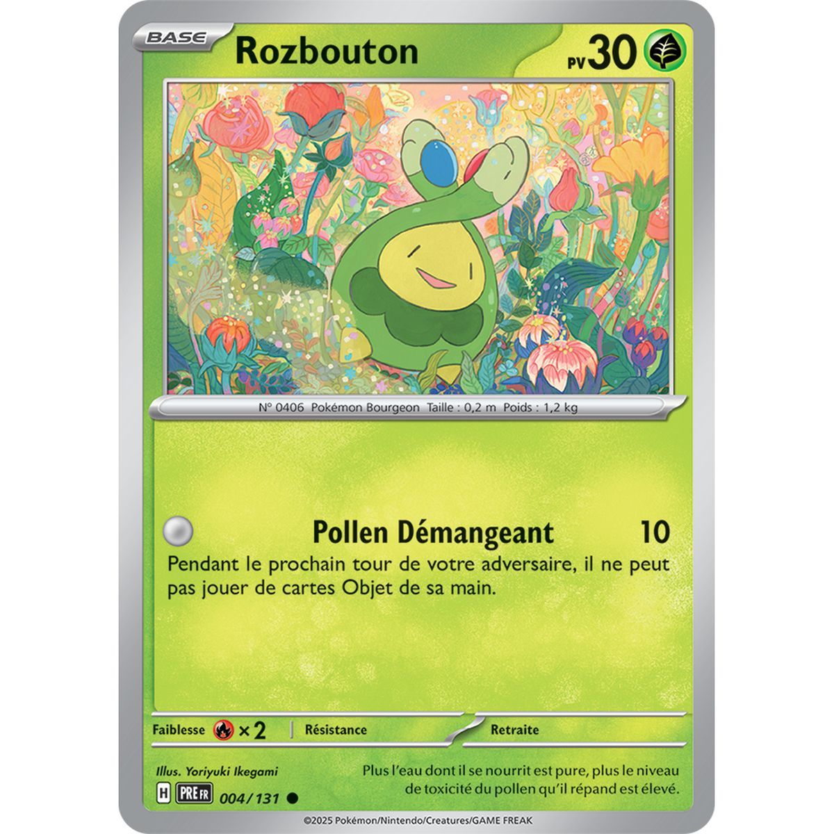 Rozbouton - Common 4/131 - Scarlet and Purple 8.5 Prismatic Evolutions