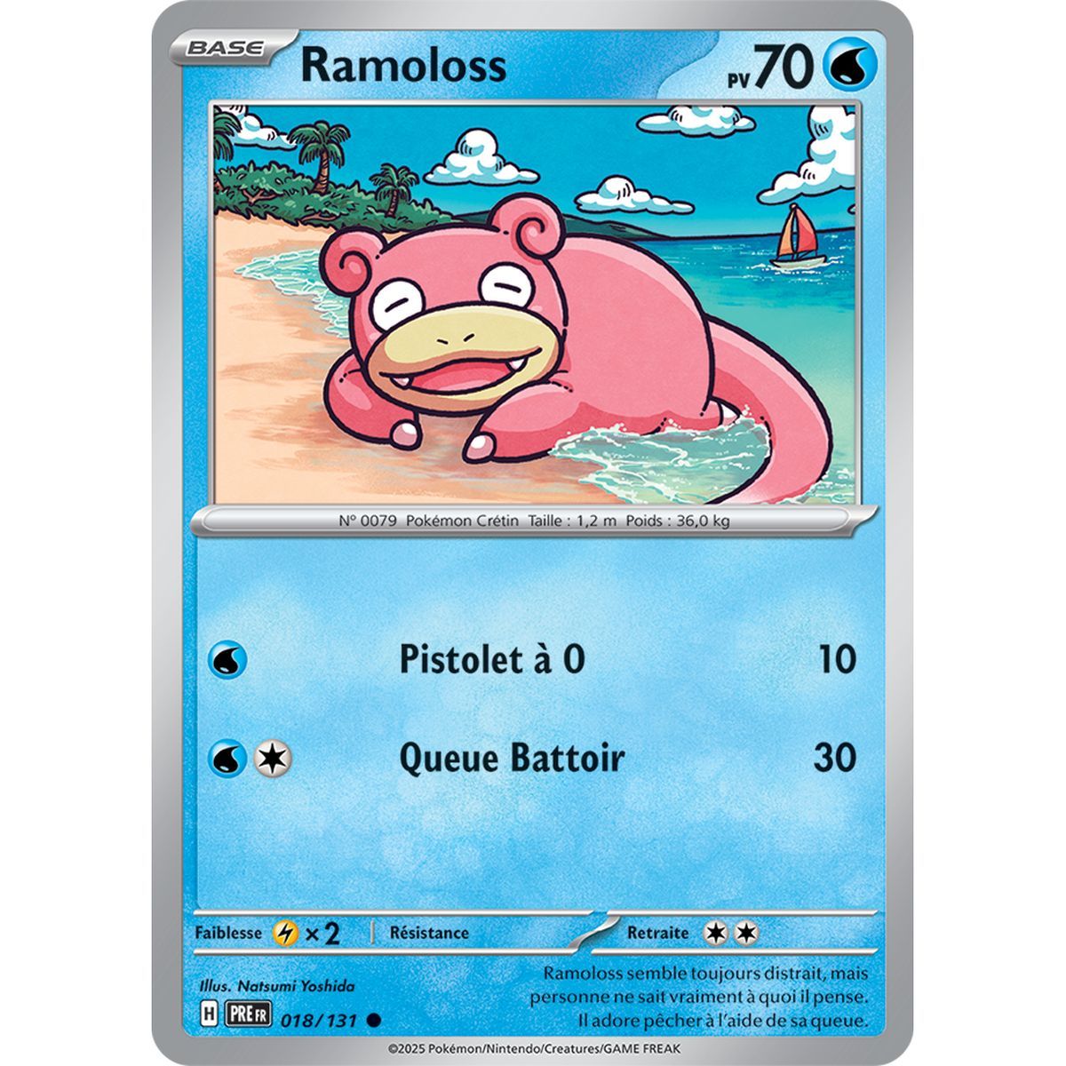 Slowpoke - Common 18/131 - Scarlet and Purple 8.5 Prismatic Evolutions